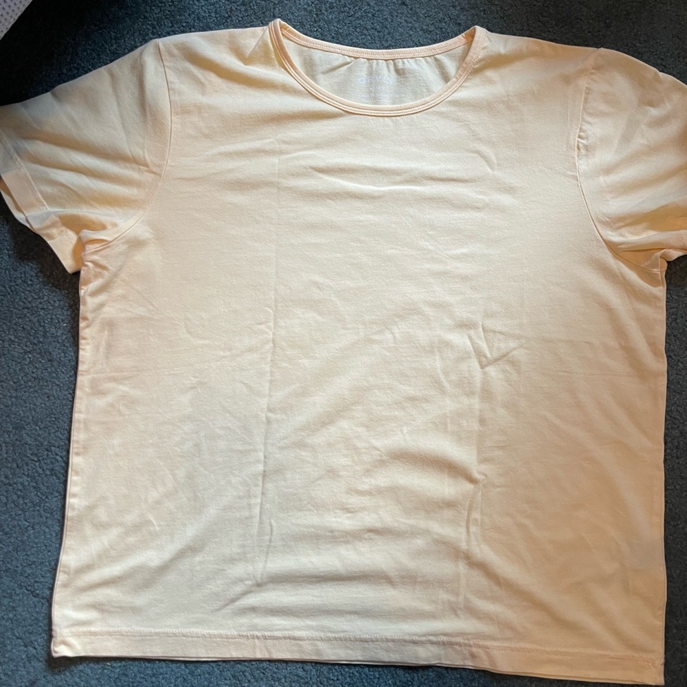 Womens yellow Orvis top